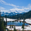 Tipsoo Lake in the foreground